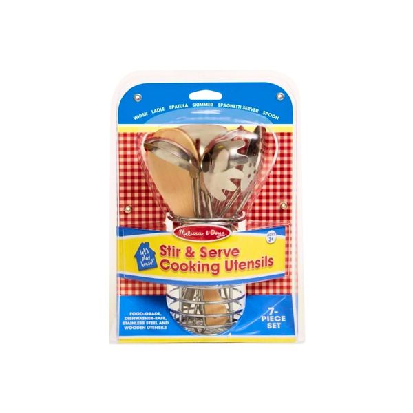 Melissa &amp; Doug Cooking Utensils Stir and Serve
