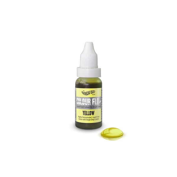 Rainbow Dust Flo Edible Liquid Food Colour for Airbrush Cake Decorating