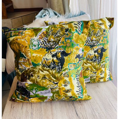 Big yellow cushions sale