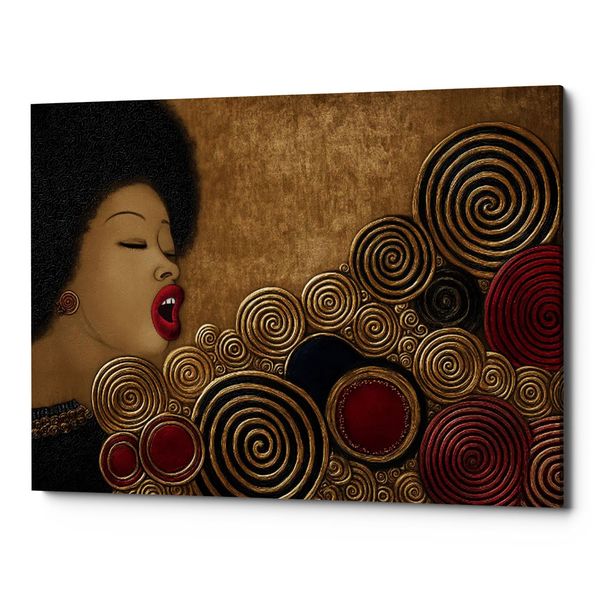 Canvas Art - Circles of the Groove Canvas Print - Wall Art Decor