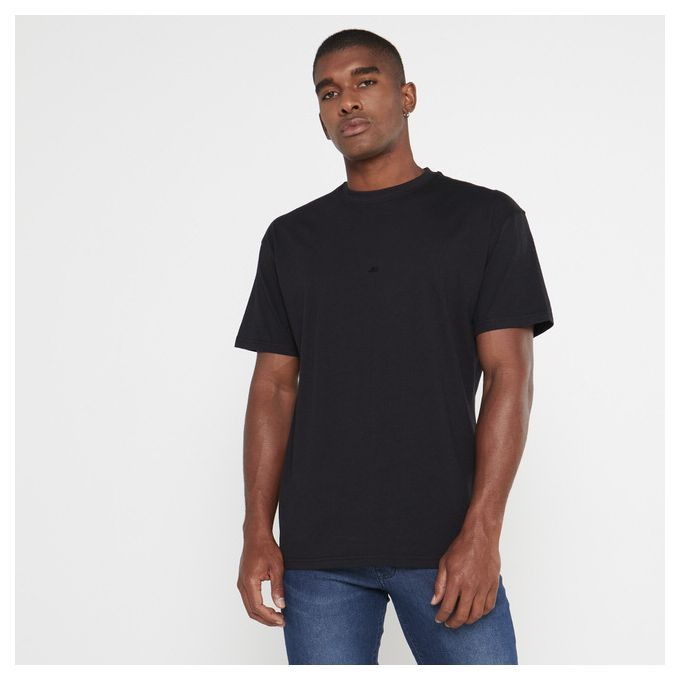 Jonathan D Men's Branded Crew Neck Tshirt - Box Fit Black | Shop Today ...