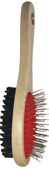 Double Sided Pet Groming Brush - Cat Dog Hair Fur Bristle Soft Comb Brush