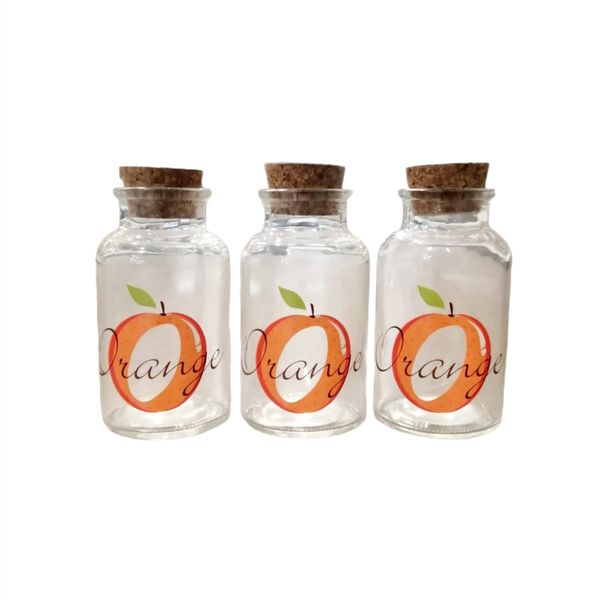 Juice Jar with Cork Lid Set