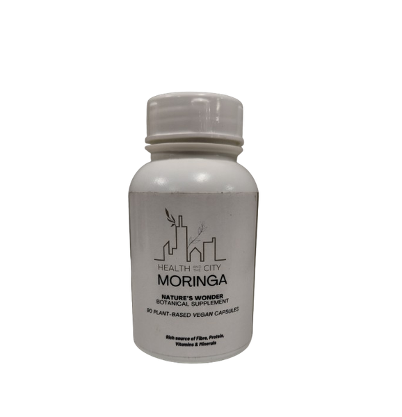 Health and The City Moringa 90 Capsules - Plant-Based Vegan