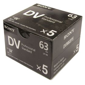 ④ SONY　DCR-PC350　MiniDV対応　化粧箱セット SONY DVM63PS MINIDV 63MIN PROFESSIONAL STANDARD - 5 PACK | Shop