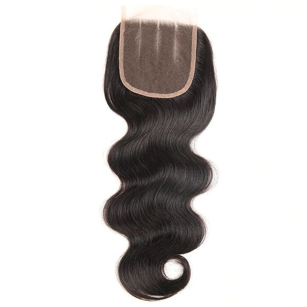 Joedir Body Weave 10 Inch Three Part 4x4 Closures Brazilian Human Hair