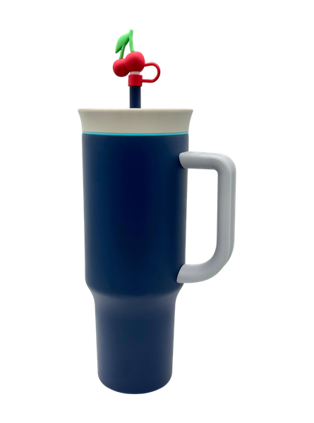 1.18L 2-in-1 Dual Sip Travel Tumbler - Nightline Blue