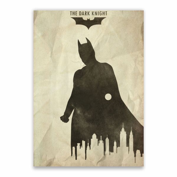 The Dark Knight Silhouette Poster - A1
