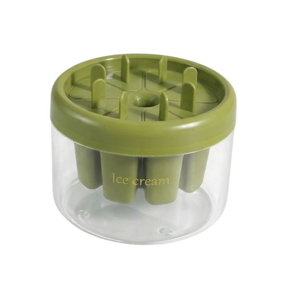 Round Ice Cream Maker with Reusable Sticks