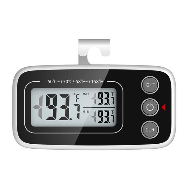 Digital LCD Max/Min Record Refrigerator Thermometer with Magnet and Hook