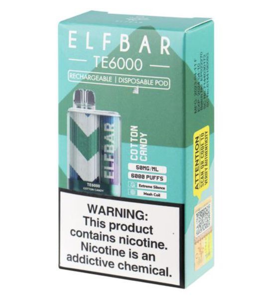 Elfbar TE6000 Cotton Candy