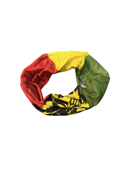 Rasta-Inspired Multi-Use Bandana, Neck Gaiter