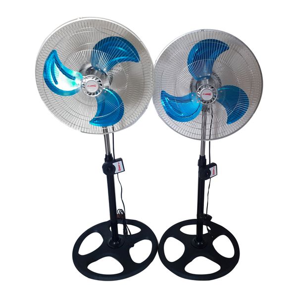 SET of 2 Digimark - Electric Fan 18 Inch - Metal - Pedestal Fan 55W