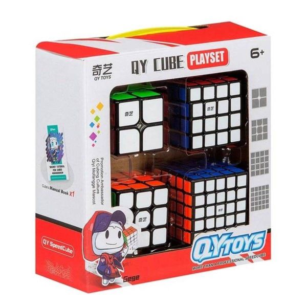 QY Multi-size Cube Playset Smooth Speed Cube Puzzle