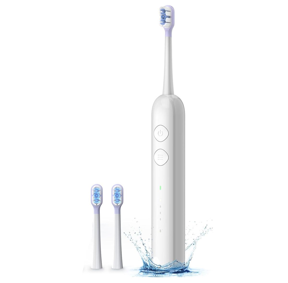 Electric Toothbrush for Adults with 3 Brush Heads for Travel & Teeth Care