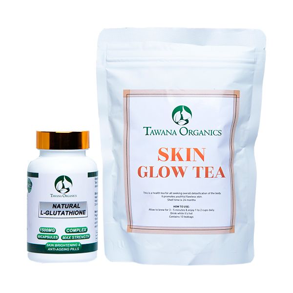 Tawana Organics Glow Out Pack - Glutathione and Glow Tea Pack