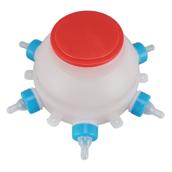 Lamb Feeder Milk Bottles, Round PC Plastic Easy Clean Sheep Feeding Bucket