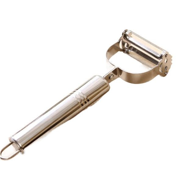 Stainless Steel Three-in-One Peeler For Fruit &amp; Vegetables - Silver