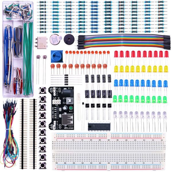 Electronic Component Starter Kit Electronic Fun Kit for Arduino UNO R3