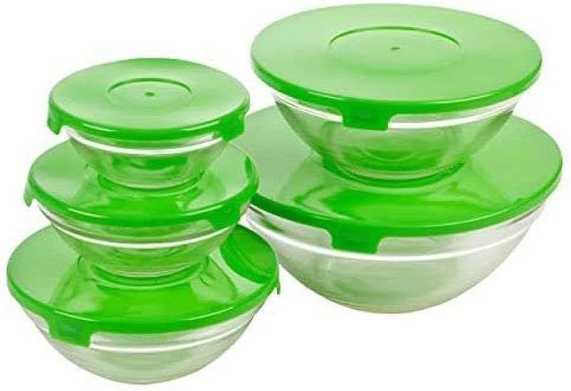 Glass Food Storage Container Set with Lid,