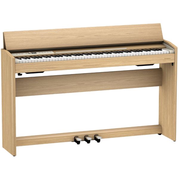 Roland F701 Digital Piano – Light Oak