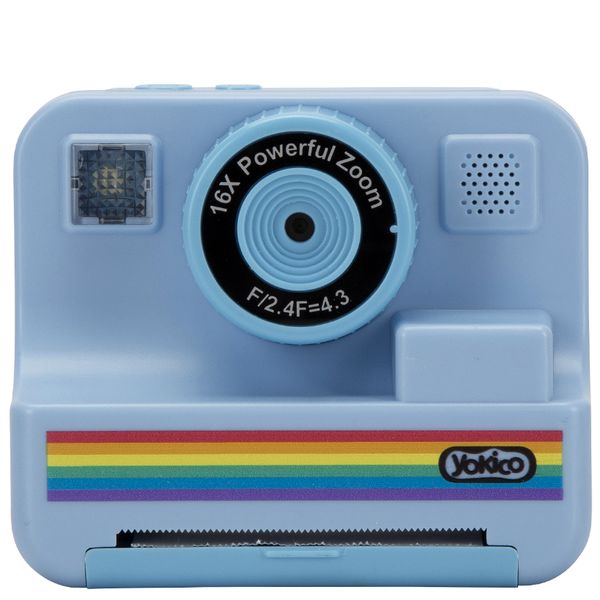 Blue Insta Print Camera