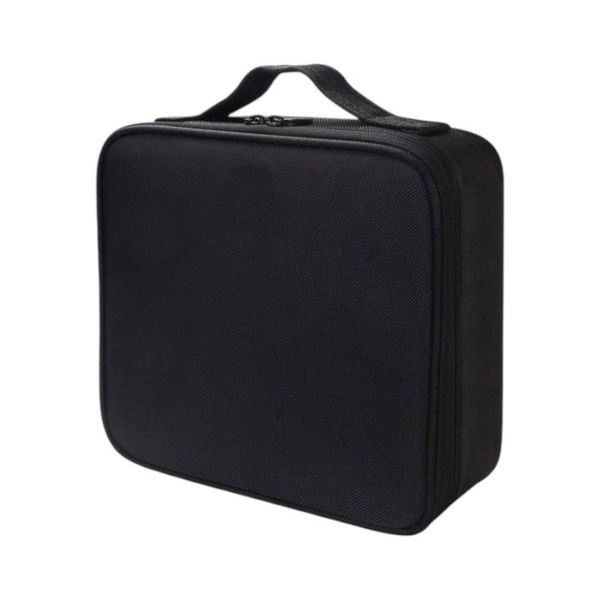 Large-Capacity Professional Makeup Artist Cosmetic Bag - Black