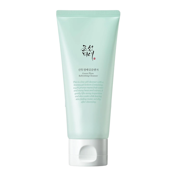 Green Plum Refreshing Gel Cleanser - Balanced &amp; Hydrating Face Wash (100ml)