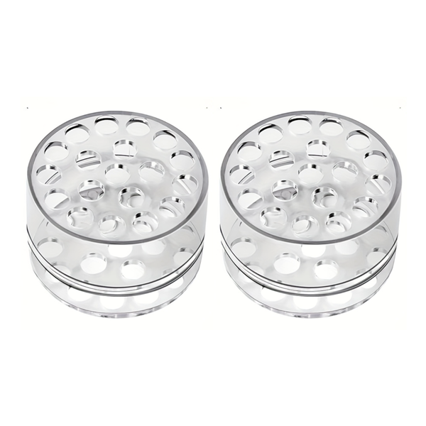19 Hole Acrylic Stem Holder for Vases - 2 Pack