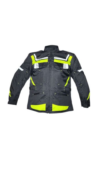 Biker Touring/Adventure jacket Black and Green