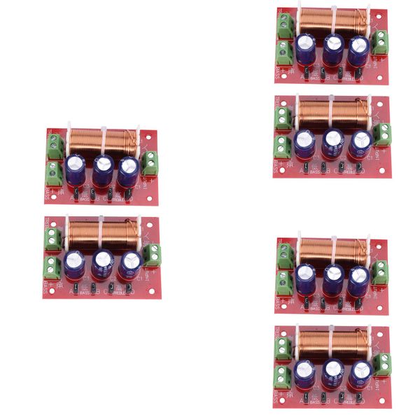 2Pcs 400W Speaker Crossover 2 Way Audio Adjustment For 2-16Ohm