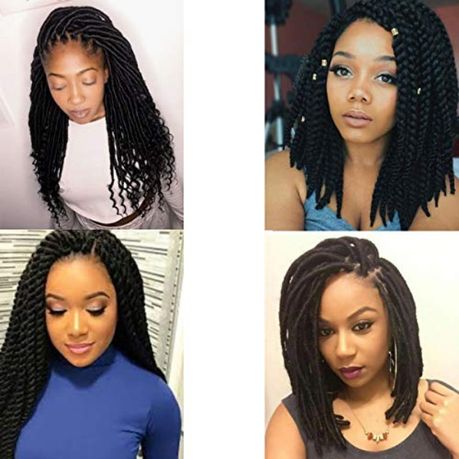 Protective Style: Brazilian Wool Braid With Loose Tips