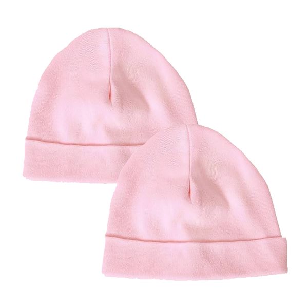 Hannah Grace Pink Baby Hat Two Pack