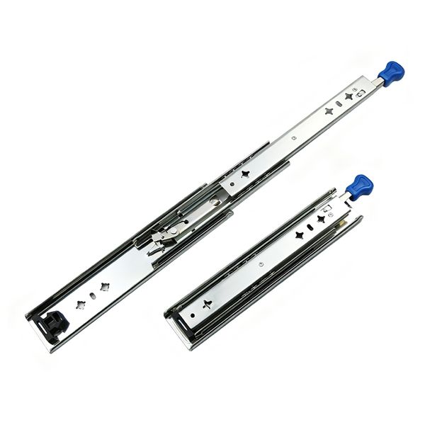1 Pair 260 Lb Capacity Heavy Duty Drawer Slides with lock, Full Extension