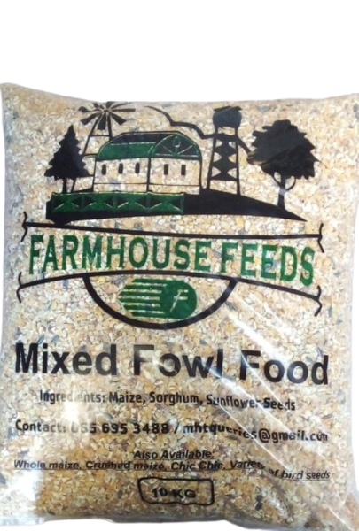 Bag of 10kg Farmhouse Feeds Mixed Fowl Food
