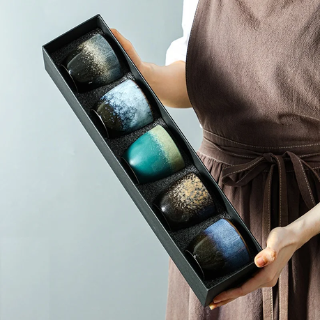 Ｙ.A:Raison D'Etre ５点セット Raptor Home Set of 5 Japanese Kiln-Glazed Ceramic Tea and Coffee