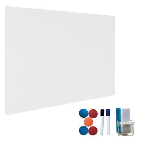 2x Magnetic Sheets A3 x 0.8 mm PVC White | Sheet Magnet Whiteboard Office  Poster