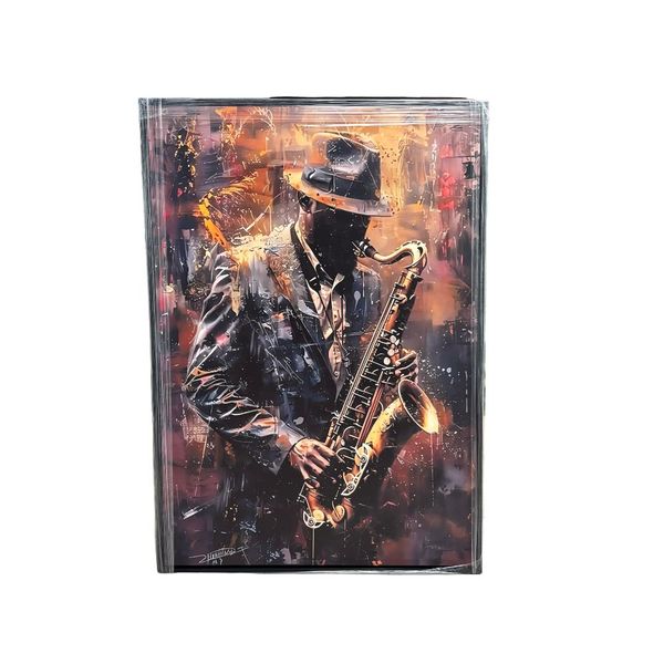 Saxophonist Musician Canvas Print Wall Art