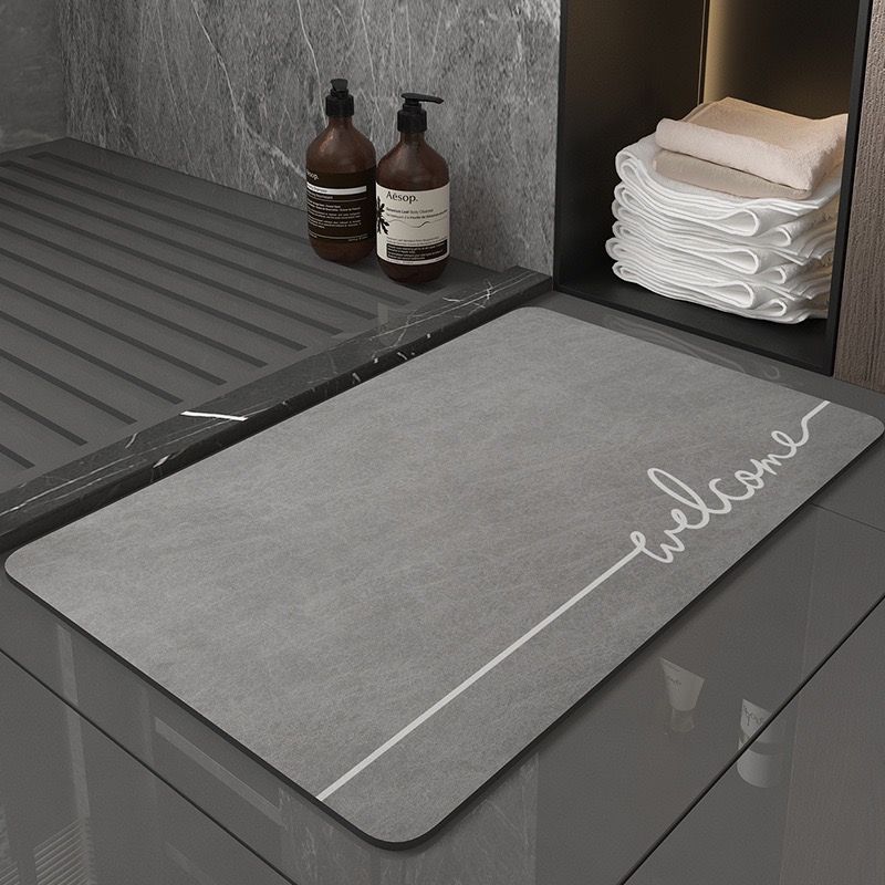 MamaMia Bathroom Mat Light Grey Shop Today. Get it