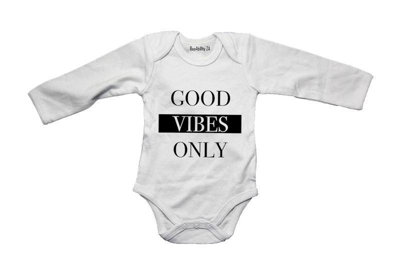 Good Vibes Only - Baby Grow