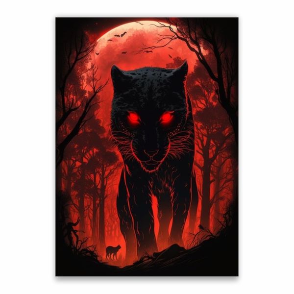 Giant Black Panther - A1 Poster
