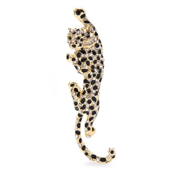 Men Leopard Brooch Pin