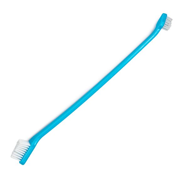 22cm - Pet Dent Double Ended Toothbrush For Cats &amp; Dogs By Great Empire