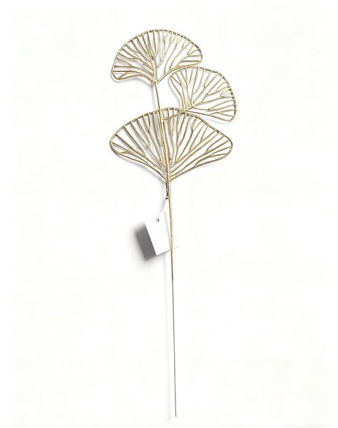 Art Deco Golden Ginkgo Foliage