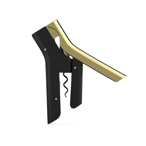 Dusk Wine Opener/Deluxe Corkscrew in Black &amp; Gold Gift Box