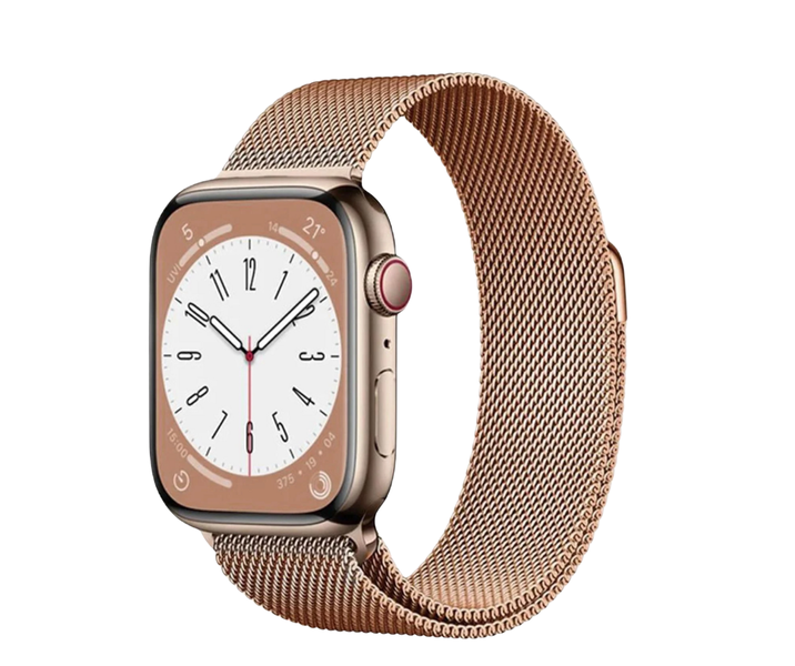 Compatible Watch Strap for Apple Watch - Rose Gold Stainless Steel 38-42mm