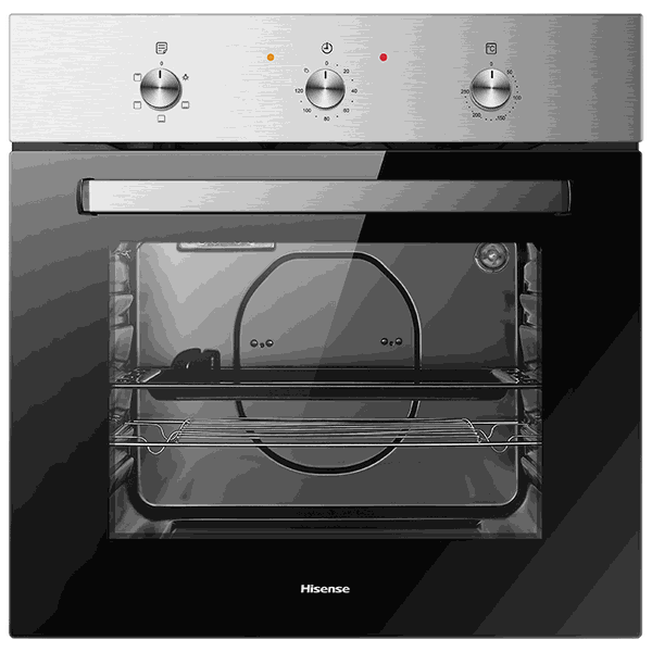 Hisense 60cm Oven,Double-Layer Glass Door, A Energy Class - HBO60202