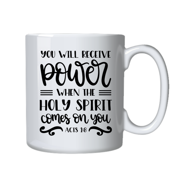 You will receive power Christian Theme Birthday Christmas Gift Cup Mug 402