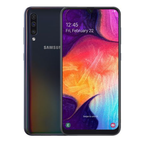 Samsung Galaxy A50 - 128GB Dual Sim - Black - Refurbished