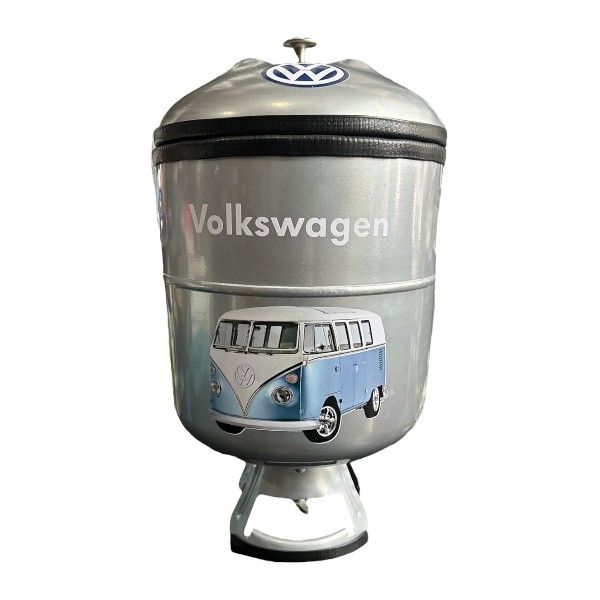 Volkswagen Designed Cooler Box With Built-In Tap - 10l - Silver